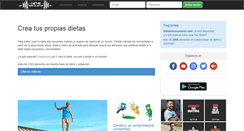 Desktop Screenshot of dietasmusculacion.com