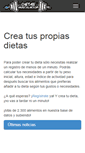Mobile Screenshot of dietasmusculacion.com